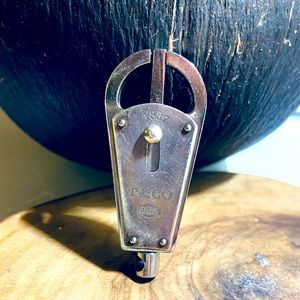 SOLD Vintage Tiffany & Co. Valet Key Ring 1837 SS